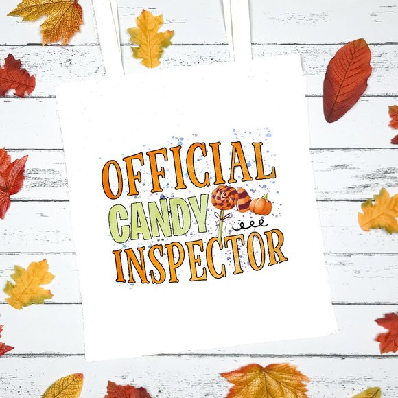Canvas Tote Shoulder Bag - Handbag - Fall / Halloween / Candy bag-CHOOSE THEME - Picture 3 of 7